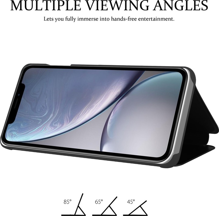 Immagine prodotto Cadorabo Copertina per specchietto retrovisore Smart View a libro (Apple iPhone XR)