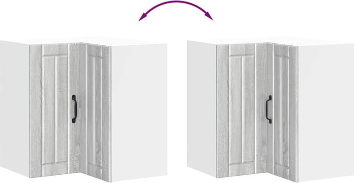 Image du produit vidaXL Küchen-Eckhängeschrank (57 x 57 x 60 cm)