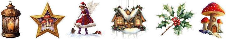 Produktbild art by marlene Stickers Weihnachten "Fairy Christmas" Essentials