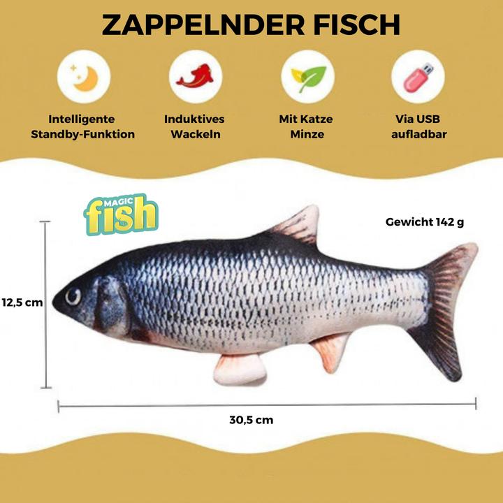 Immagine prodotto Best direct Magic Fish (Gatto di peluche)