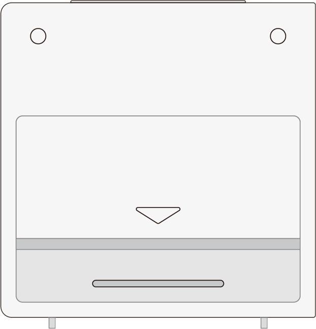 Produktbild Explore Scientific RDC1005WHT Digitaler Wecker Weiss