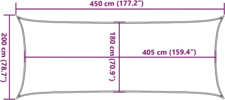 Actual product image VidaXL Alethea (200 x 450 cm)