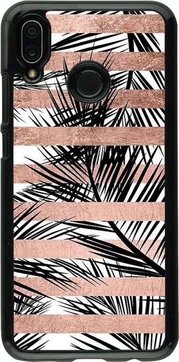 Produktbild PhoneLook Hülle Palm trees gold stripes (Huawei P20 Lite)