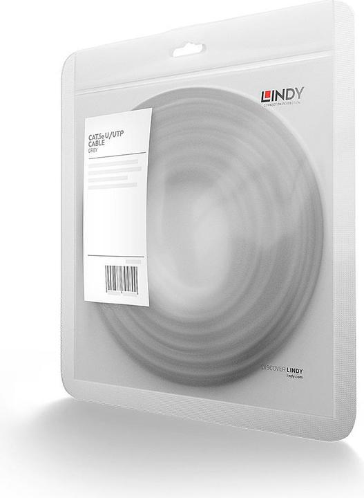 Image du produit Lindy 80m de câble patch Cat.5e U/UTP code couleur gris EIA/TIA 568B (U/UTP, CAT5e, 80 m)