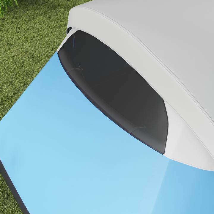 Actual product image Outsunny Tunnelzelt Polyester Blau (Tunnel tent, 6 persons)