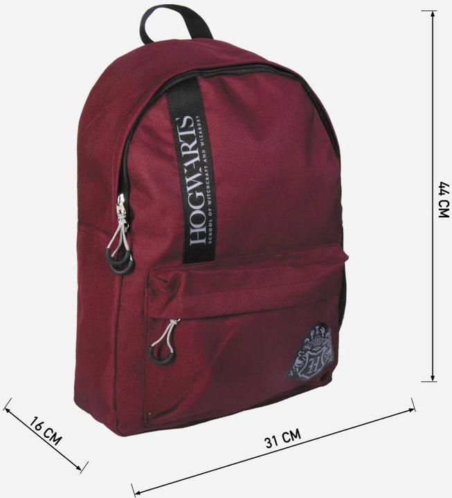 Image du produit sac à dos décontracté, rouge foncé