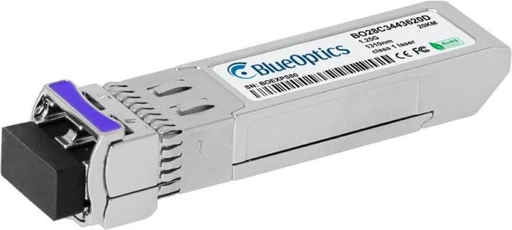Actual product image BlueOptics Allied Telesis AT-SPBD20DUAL-14 compatible cSFP BO28C4334620D