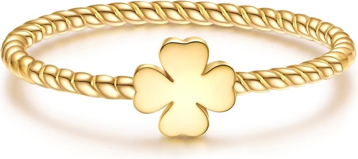 Image du produit Glanzstücke München Bague femme trèfle à quatre feuilles argent sterling - 34600 (60, Argent 925)