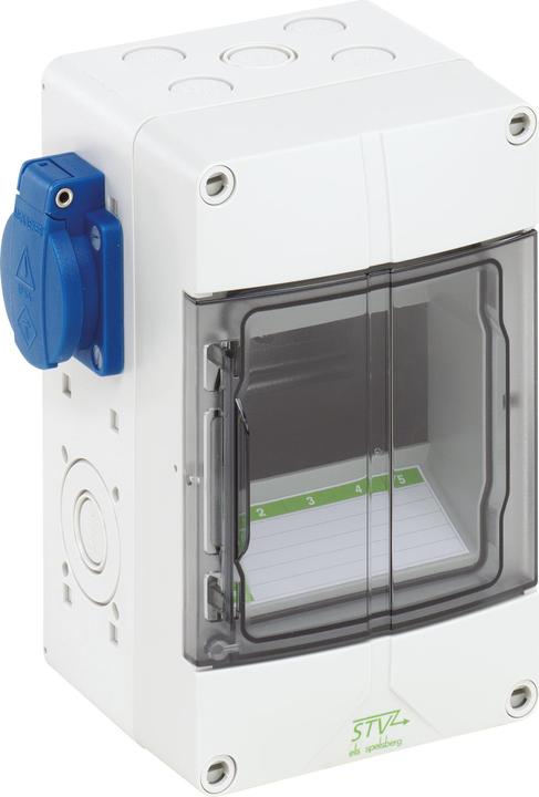 Spelsberg Verteilerschrank Aufputz Anzahl Teilungen = 5 Anzahl Reihen = 1 72830201