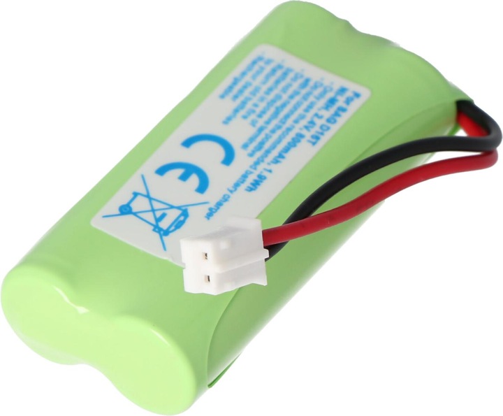 Actual product image XCell Battery suitable for Sagem D16T, NiMH, 2.4V, 700mAh