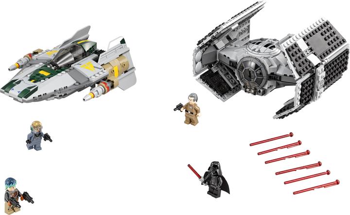 Produktbild LEGO Star Wars Vader's TIE Advanced vs. A-Wing Starfigh (75150, LEGO Star Wars)
