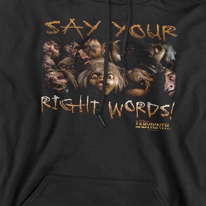 Produktbild Say Your Right Words Kapuzenpullover (M)