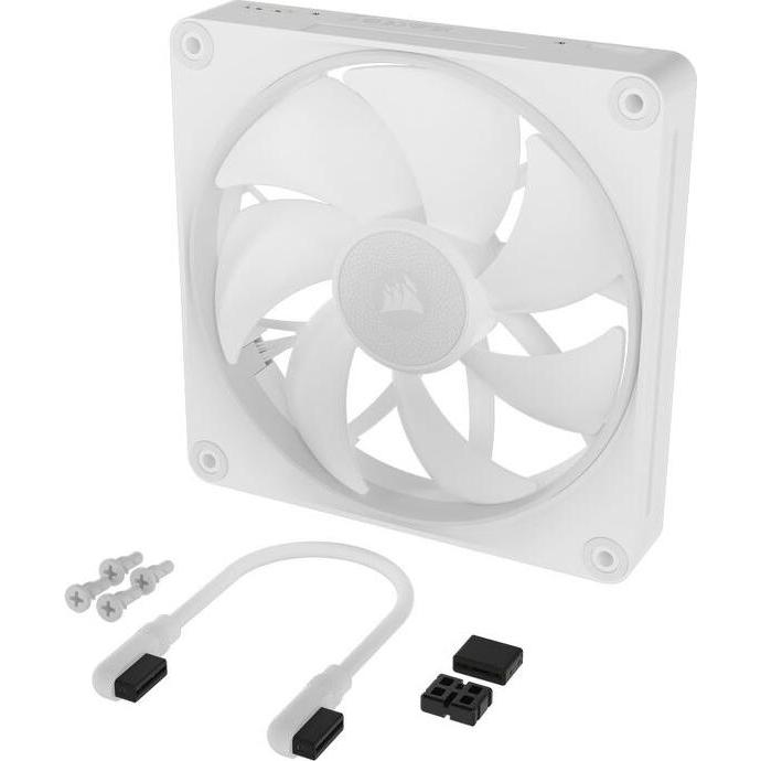Thumbnail - Corsair iCUE LINK LX120 RGB (120 mm, 1 x), PC Lüfter, Weiss