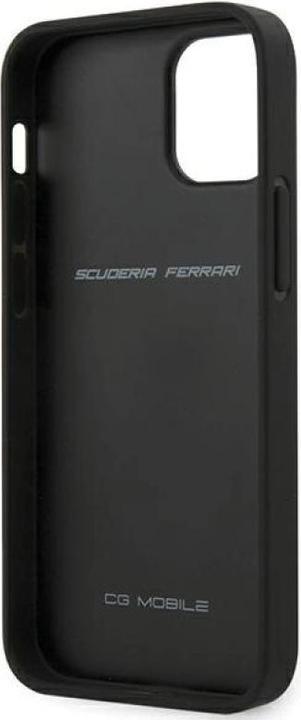 Produktbild Ferrari FESNECHCP12SBK iPhone 12 mini 5,4" czarny/black hardcase On Track PU Carbon (Apple iPhone 12 mini)