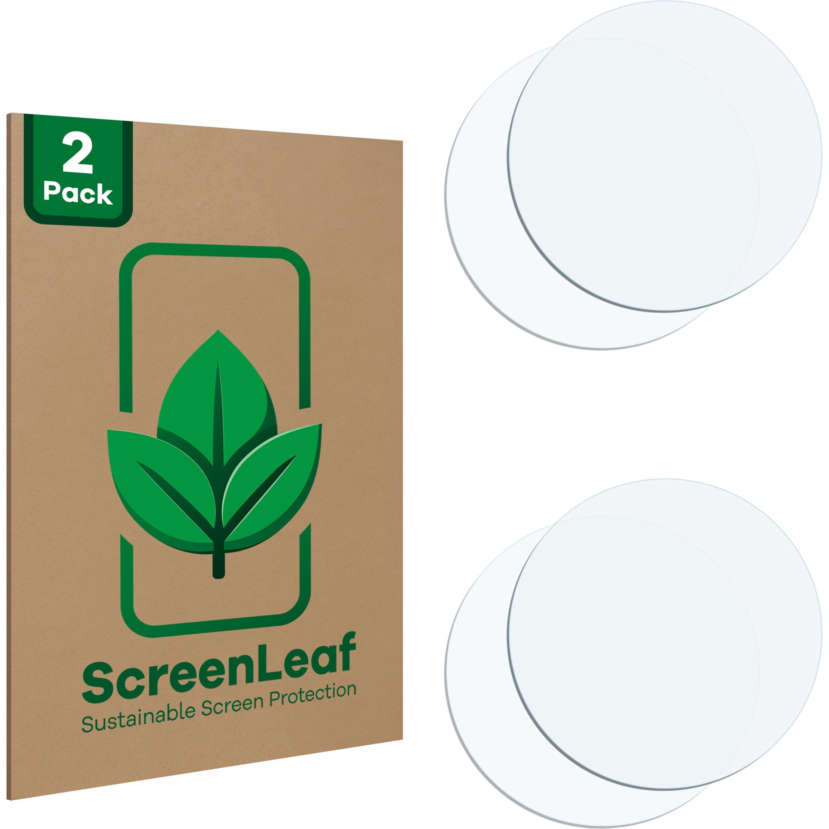 ScreenLeaf Schutzfolie nachhaltiger Displayschutz Displayschutzfolie Folie Klar Transparent (2 Stück, Samsung Galaxy XCo...
