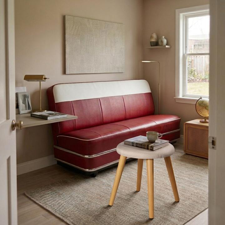 Produktbild Echtwerk Hocker Scandi EW-SH-0495 creme