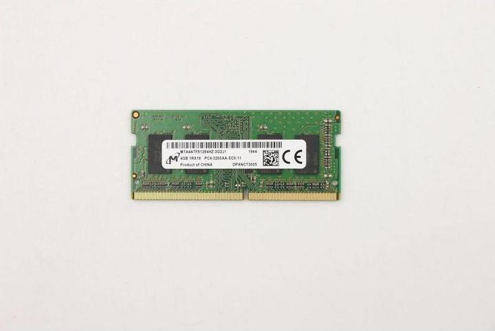 Produktbild Lenovo Memory SODIMM,4GB, DDR4, 3200 (1 x 4GB, 3200 MHz, DDR4-RAM, SO-DIMM)