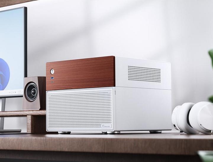 Produktbild Jonsbo N4 White (ITX, mATX)