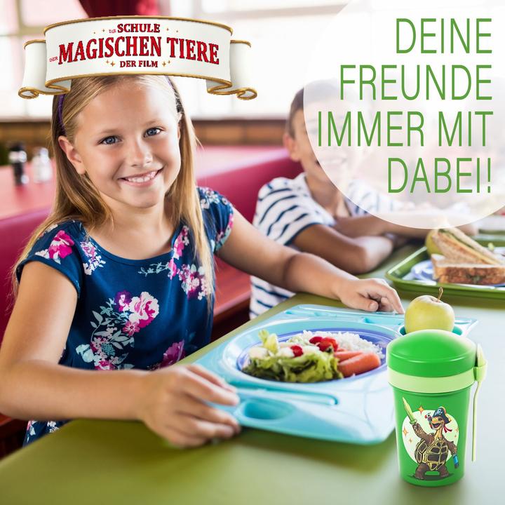 Produktbild Awave Die Schule der Magischen Tiere Müslibecher To Go 540 ml rPET | Grün, Henrietta