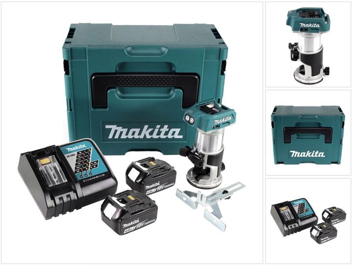Rip fence, Dimpled foam insert, Collet, Edge milling module, Copy sleeve, Clamping wrench, Suction attachment, Makpac 3 case