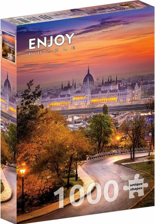 Actual product image Enjoy Puzzle ENJOY-2115 - Buda District with Hungarian Parliament, jigsaw puzzle, 1000 pieces (1000 pieces)