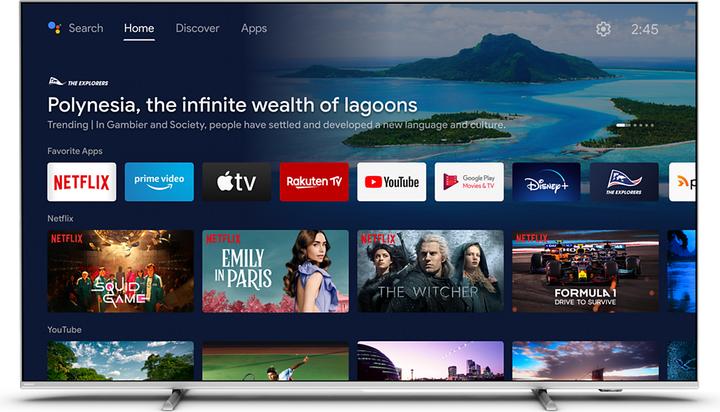 Actual product image Philips Telewizor 43PUS8057/12 LED 43" 4K Ultra HD Android Ambilight (43", LED, 4K)