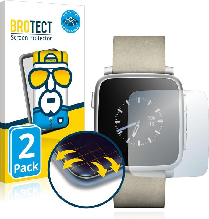 Productafbeelding BROTECT Volledig bedekkende screen protector (Tijdstaal)