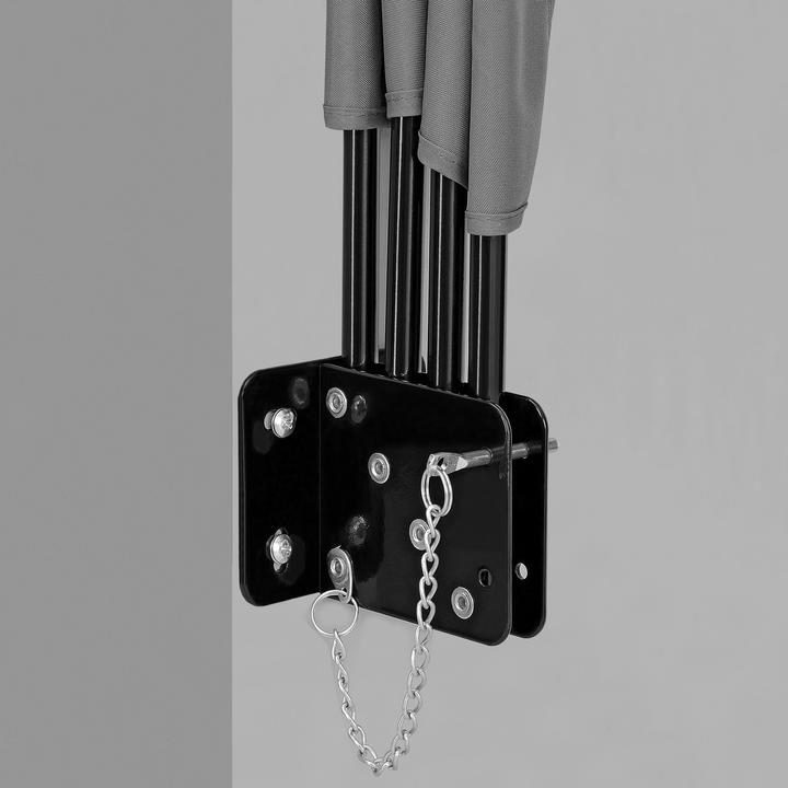 Produktbild Casa.Pro Wandklappschirm Zele 160x160 cm Grau (1.60 m)