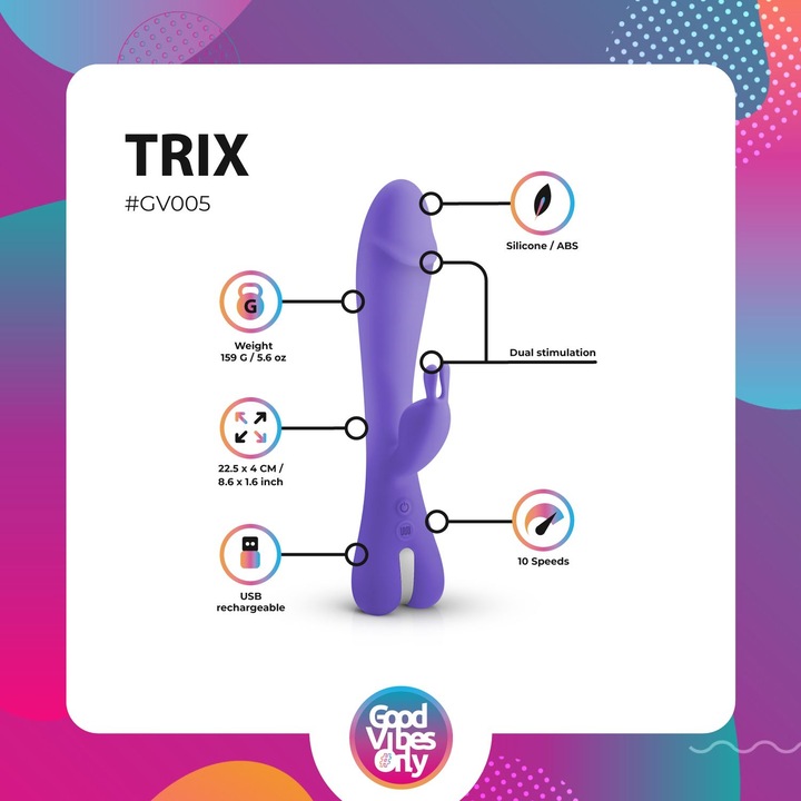 Image du produit Good Vibes Only Vibromasseur Trix Rabbit