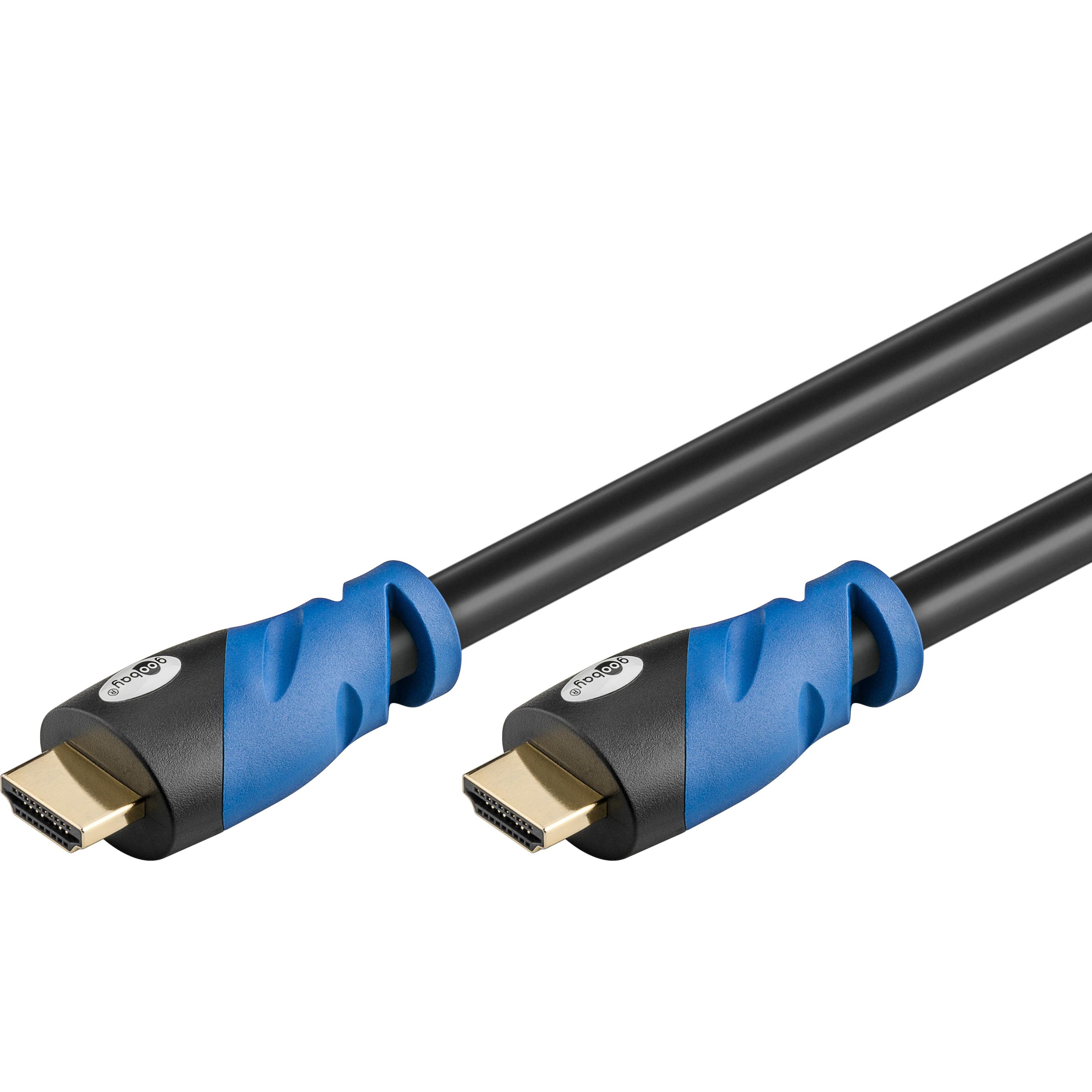 Goobay HDMI (Typ A) — HDMI (Typ A) (1.50 m), Cavo video, Nero