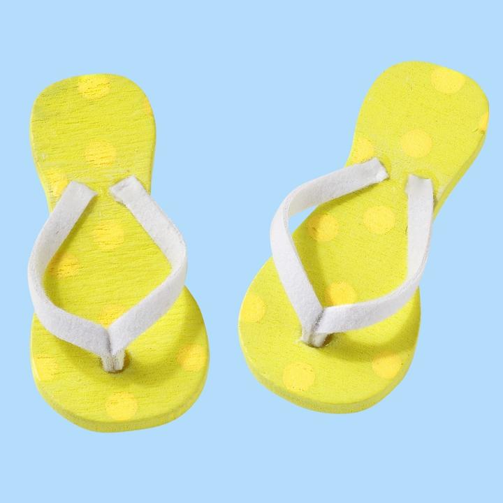 Actual product image Hobby Fun Mini utensils flip flops 3 cm