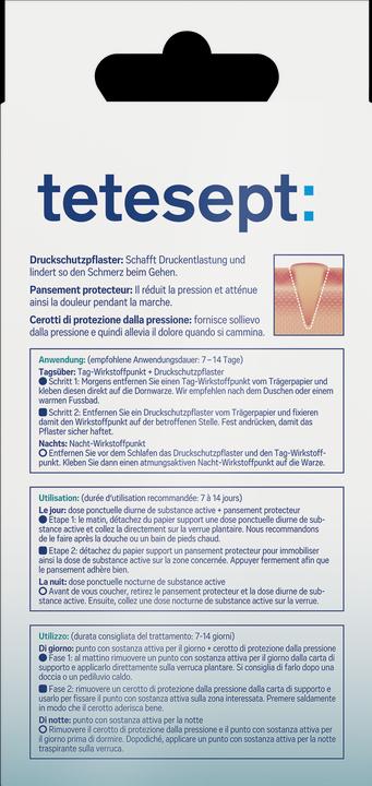 Image du produit Tetesept Pansement pour verrues épineuses (12 x)