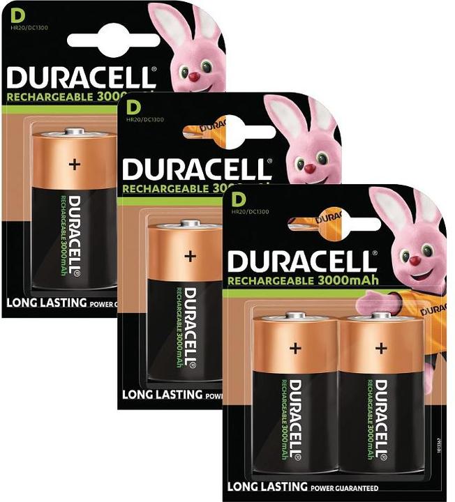 Produktbild Duracell Rechargeable D Size 6 Pack (6 Stk.)
