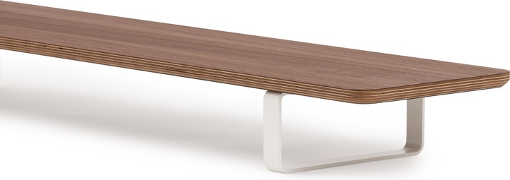 Actual product image Oakywood Desk Shelf - wooden desk top - veneer - walnut veneer / white -