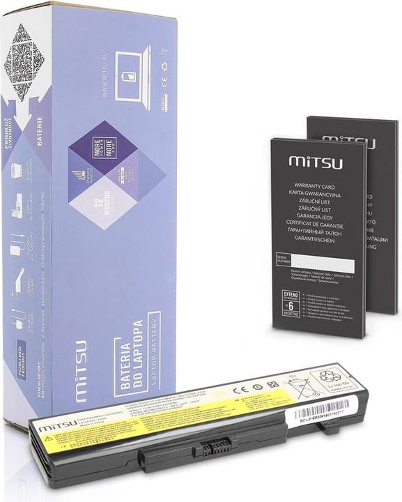 Produktbild Mitsu BATTERY BC/LE-E530 (LENOVO 4400 MAH 48 WH) - Batterie (6 Zellen, 4400 mAh)