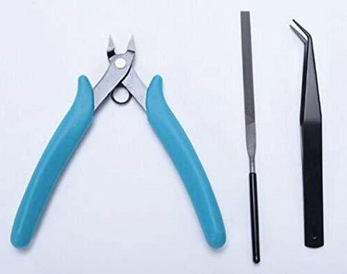 Actual product image Mr.Hobby Mr Hobby -Gunze Basic Tool Set(Nipper,Angled Tweezer,File)for Plastic ModelKits