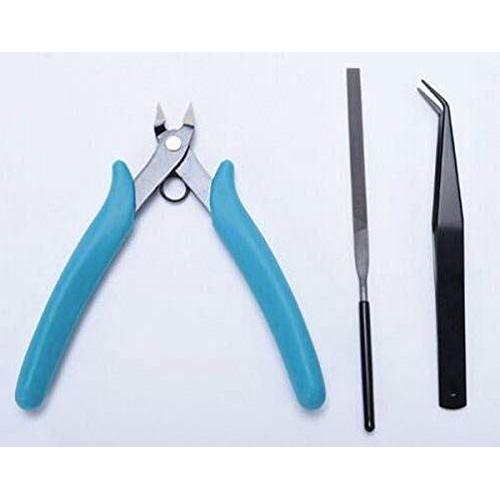 Thumbnail - Mr.Hobby Mr Hobby -Gunze Basic Tool Set(Nipper,Angled Tweezer,File)for Plastic ModelKits