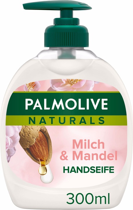 Actual product image Palmolive Naturals Milk & Almond (Liquid soap, 300 ml)