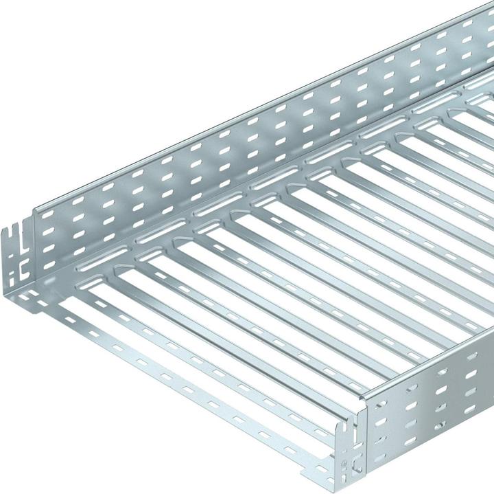 Produktbild OBO Bettermann OBO MKSM 160 FS Kabelrinne gelocht mit Schnellverbindung 110x600x3050 (300 cm)