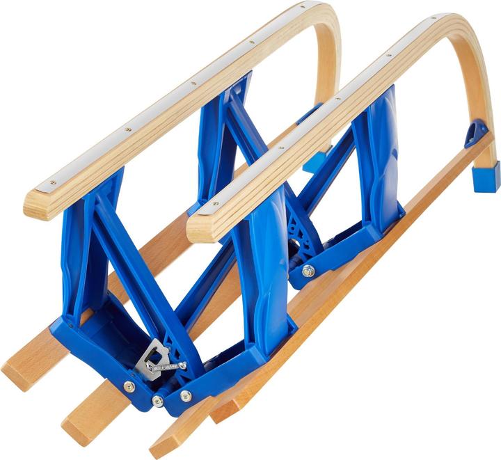 Image du produit tectake Traîneau en bois Jeffrey, pliable avec corde de traction,pince à neige