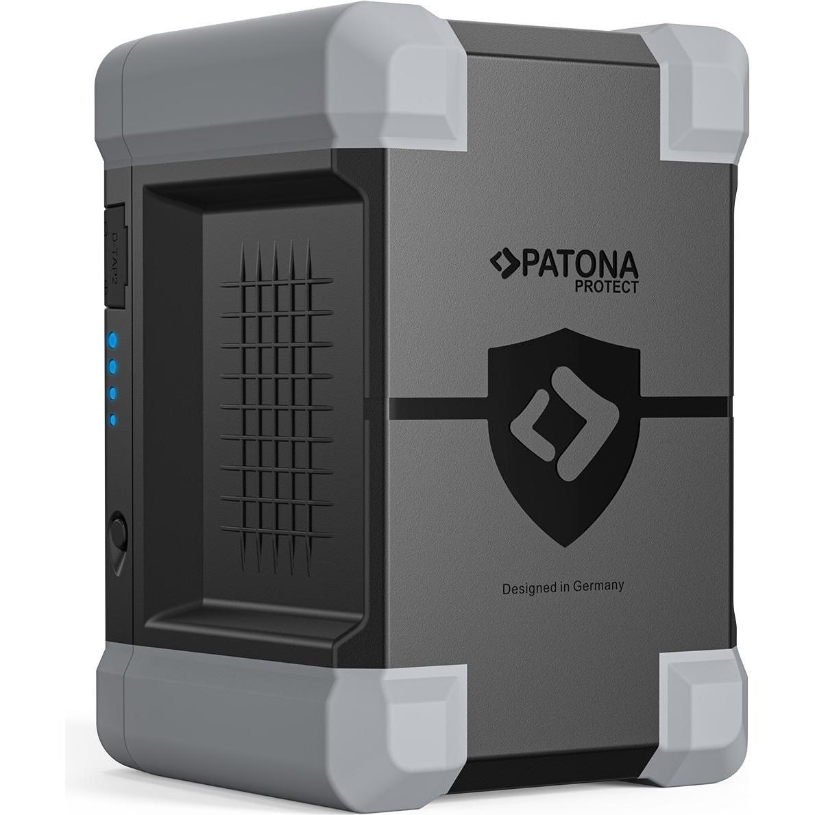 Patona Proteggi Bat. V-Mount V300-PD100 (Batteria della fotocamera), Alimentatore fotocamera, Nero