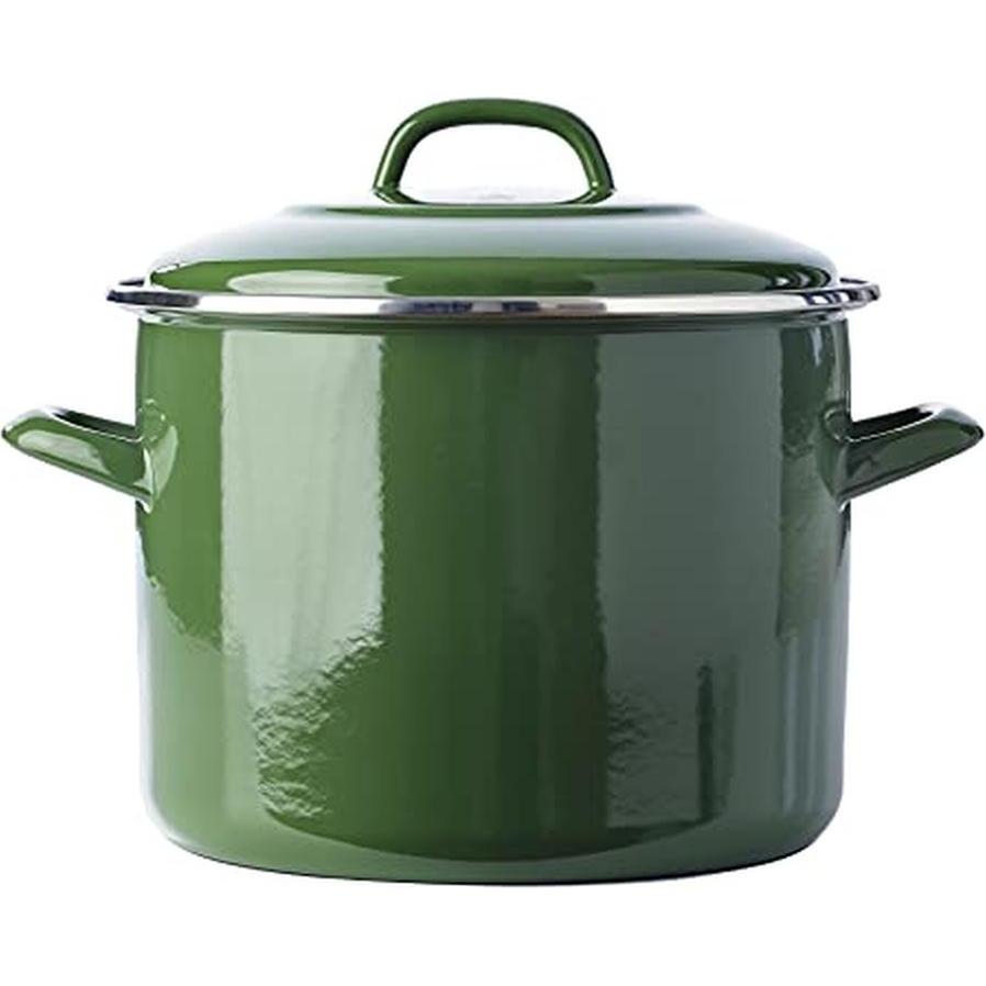BK Indigo Ronde Nederlandse geëmailleerde braadpan met deksel, 22cm/3,3