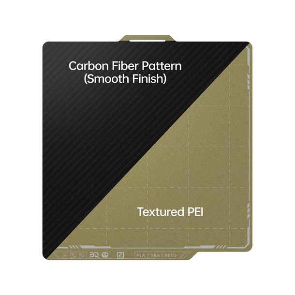 Produktbild 3d-printerstore.ch BIQU Buildplate for Bambu Lab textured PEI - Carbon PET für P1/X1 Series (Platte)