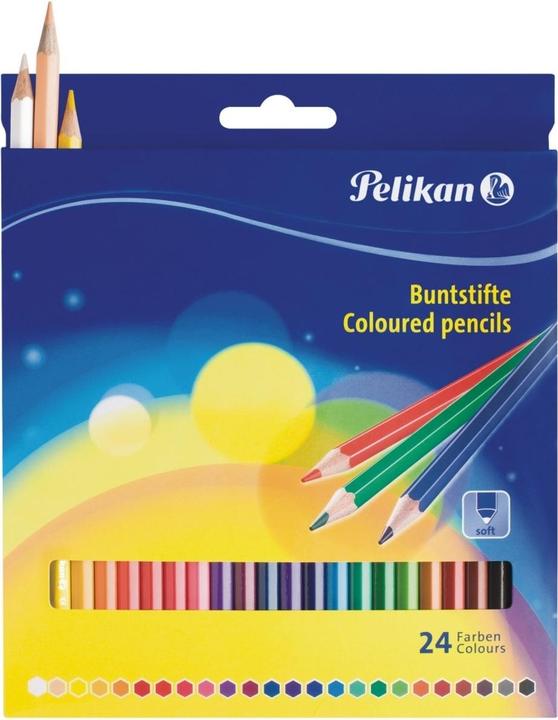 Productafbeelding Pelikan Kleurpotloden (Veelkleurig, 24 x)