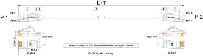Produktbild Wirewin Netzwerkkabel (U/FTP, CAT6, 0.15 m)