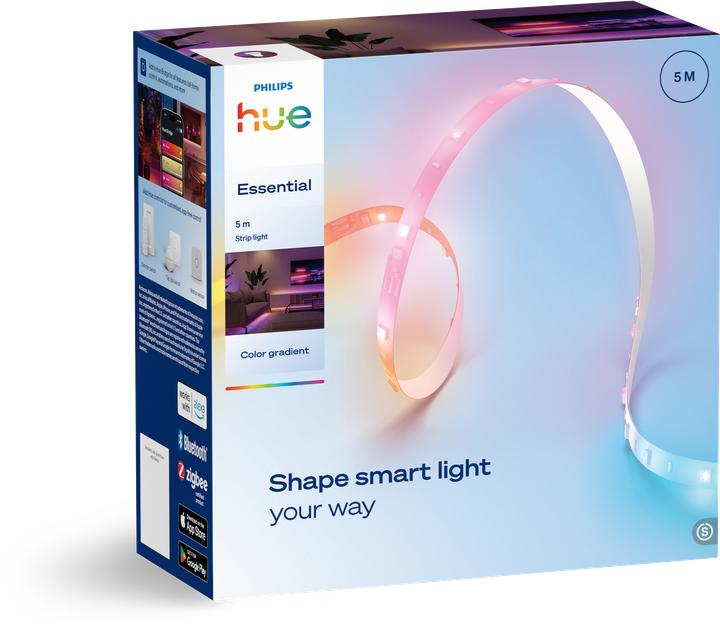 Actual product image Philips Essential Gradient Lightstrip (Multicoloured, 500 cm, Indoor)