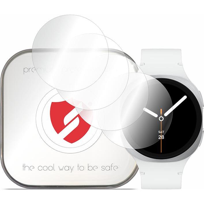 Smart Protection - Premium Classic (4 pack) - Samsung Galaxy Watch8 40mm - Clear, Accessori per smartwatch, Trasparente