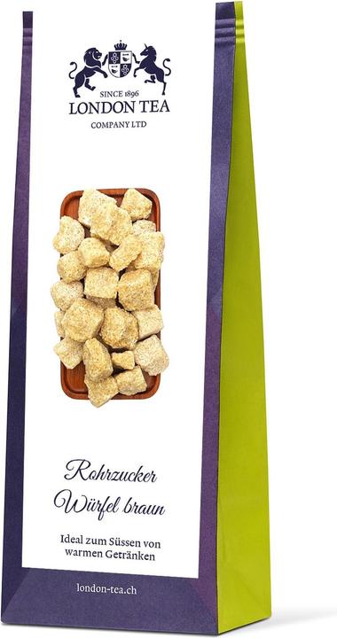 Immagine prodotto London Tea Zucchero di canna a cubetti di 1 cm di colore marrone (250 g)