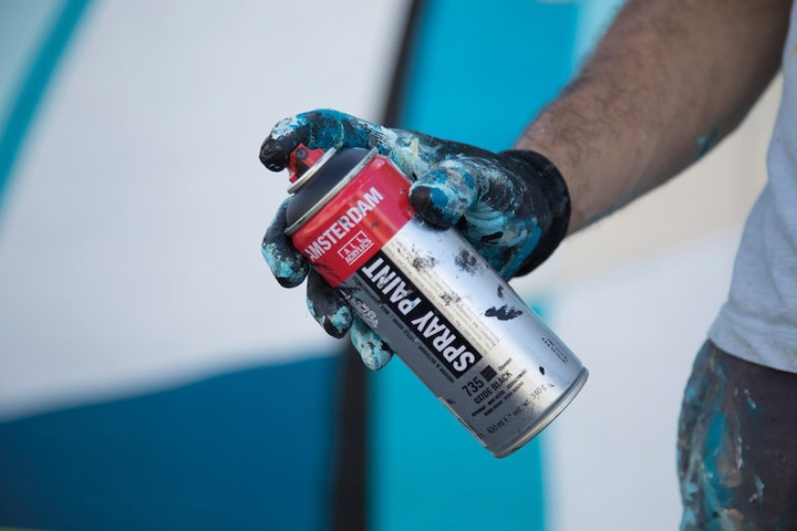 Image du produit Amsterdam Peinture en aérosol (Noir d'oxyde, 400 ml)