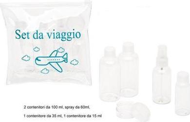 Immagine prodotto Guenzani Kit da viaggio Lotus con busta e contenitori